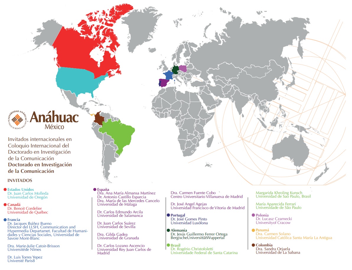 MApa de Movilidad Doctorado en Investgación de la Comunicación