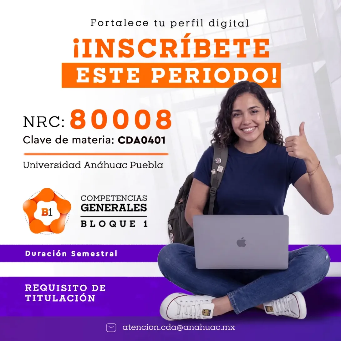 Competencias Digitales Anáhuac Puebla