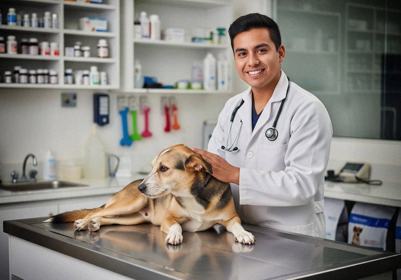 Dos estudiantes con casco azul, overol claro y audífonos protectores manipulan el panel de control de una máquina CNC en un laboratorio de manufactura avanzada.