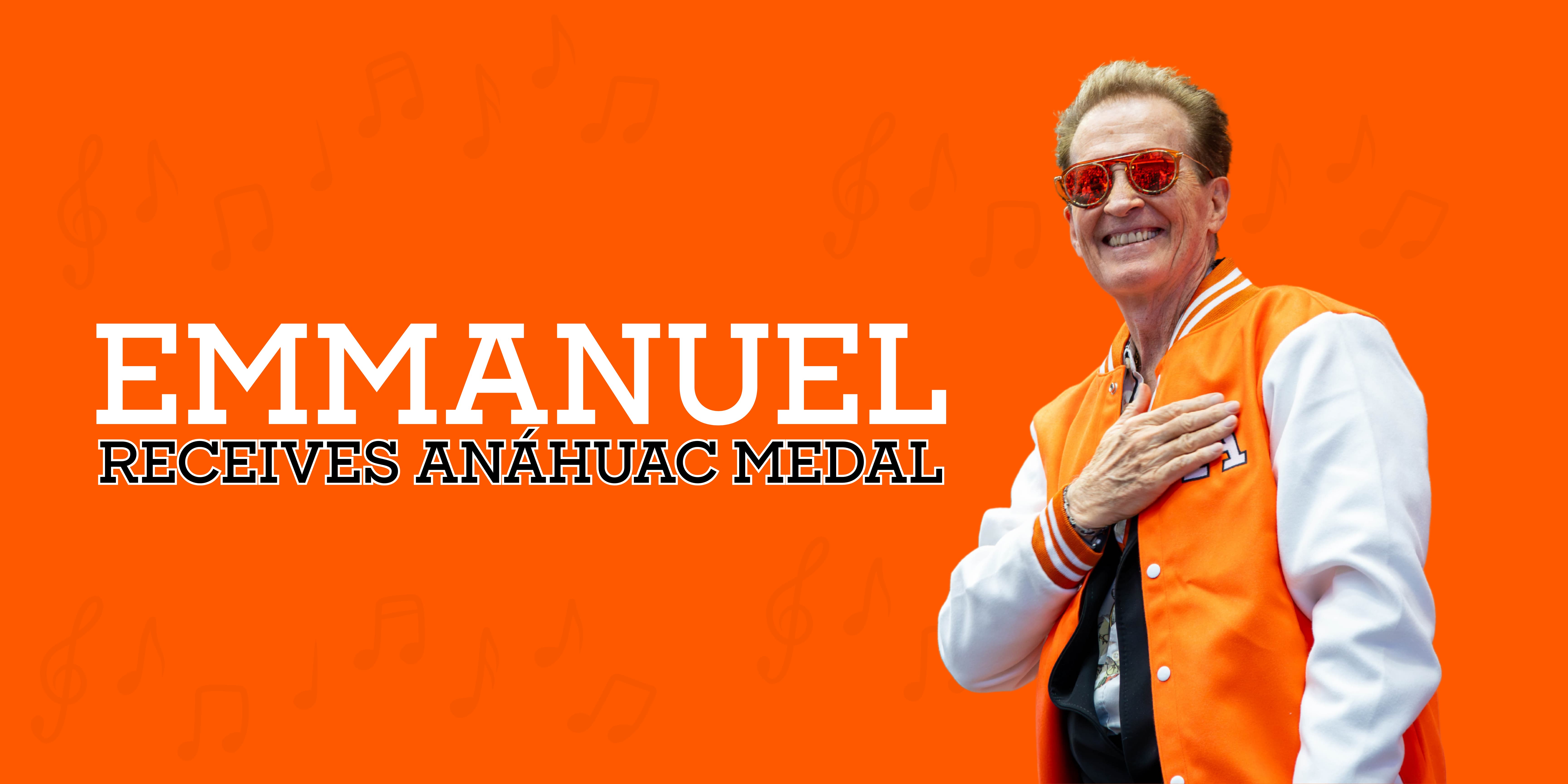 Emmanuel receives the Anáhuac Medal for his career and leadership