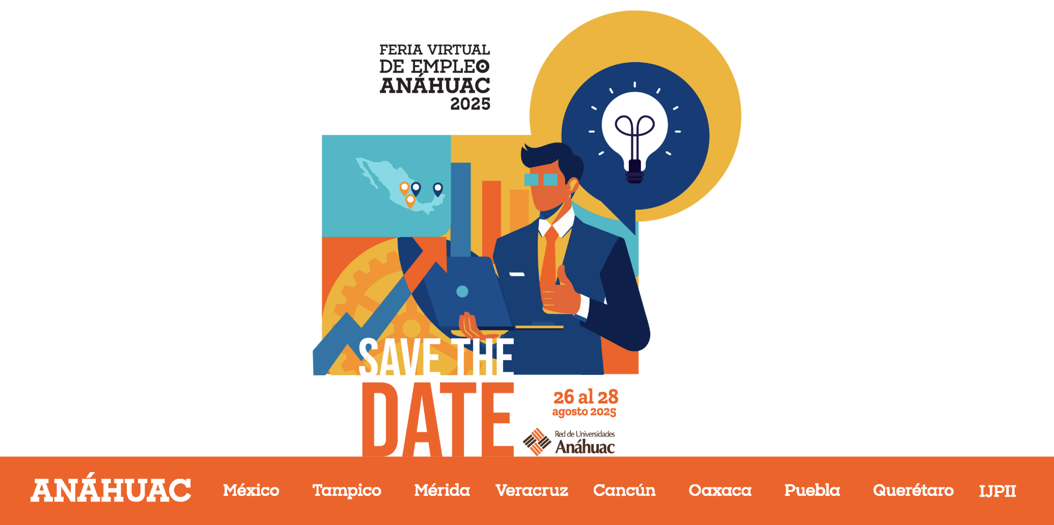 La Feria Virtual de Empleo Anáhuac Nacional conecta talento y oportunidades