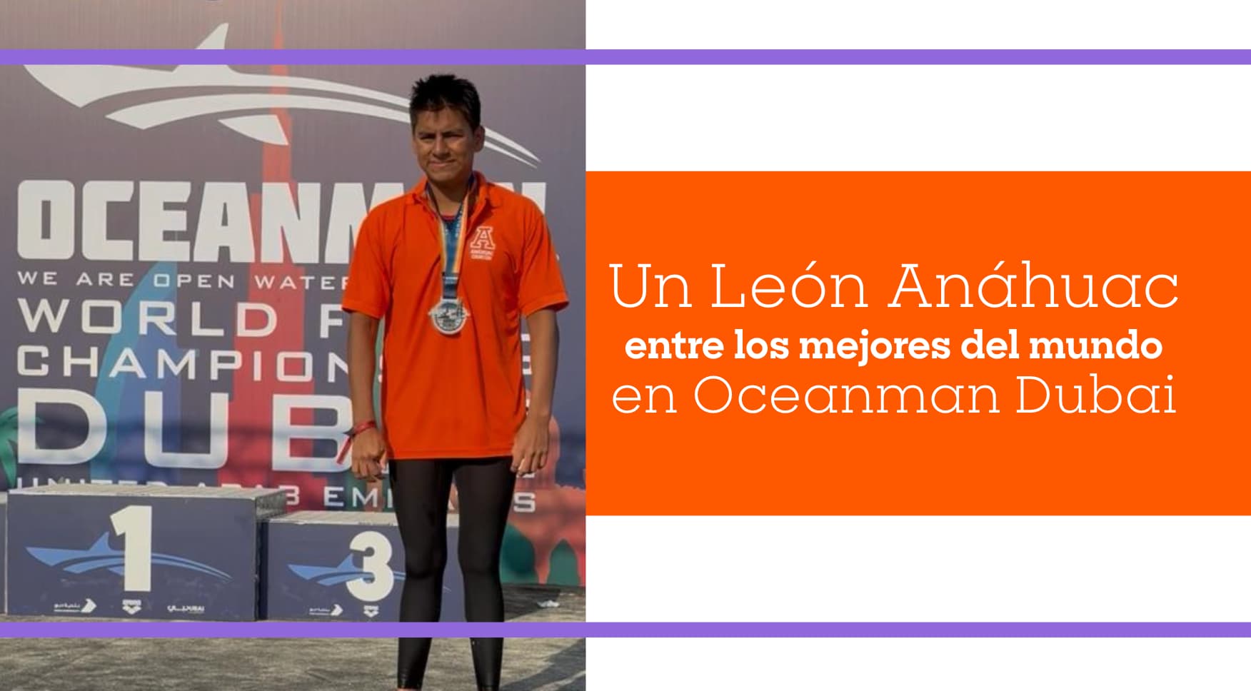 Un León Anáhuac entre los mejores del mundo en Oceanman Dubai