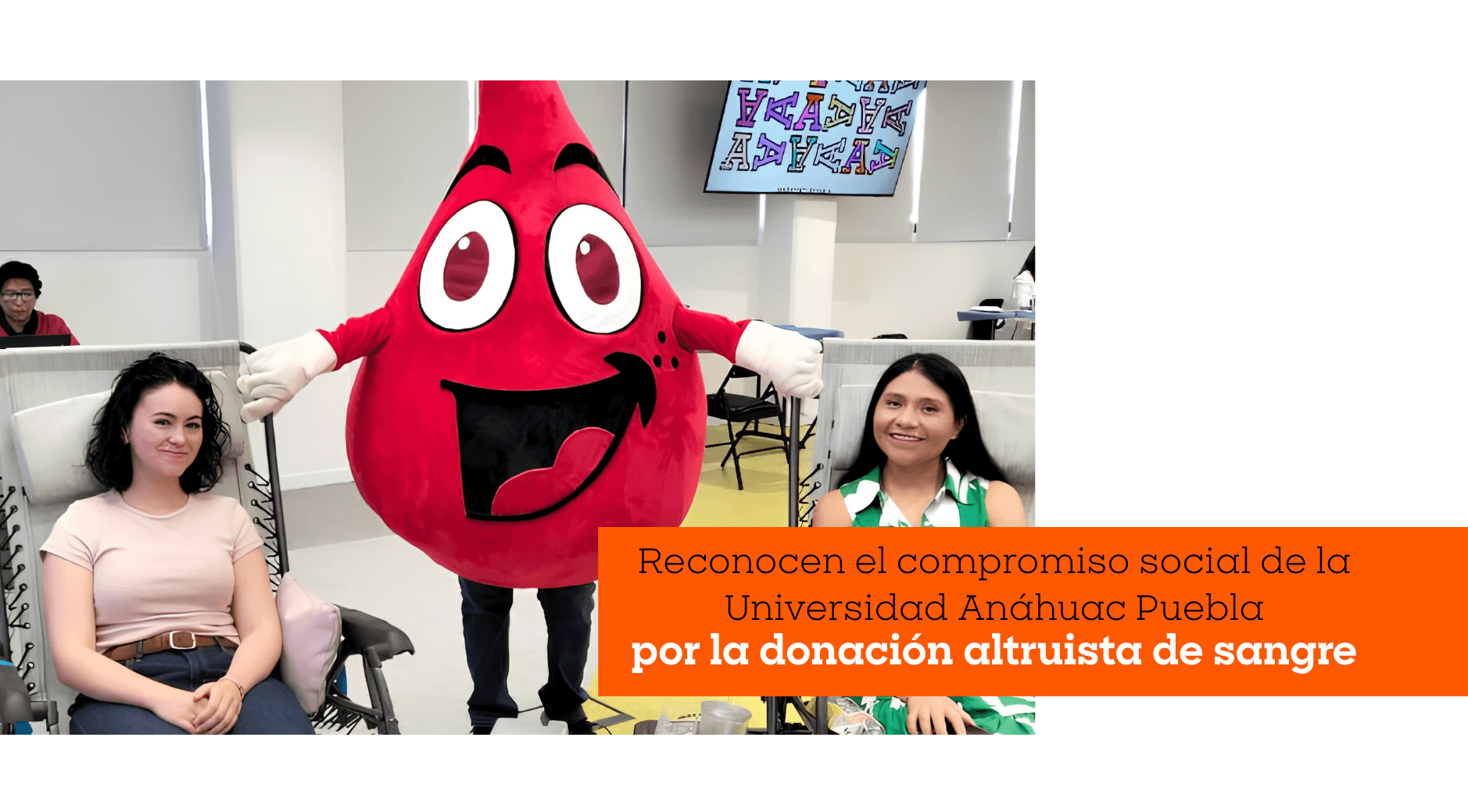 Reconocen el compromiso social de la Universidad Anáhuac Puebla por la donación altruista de sangre