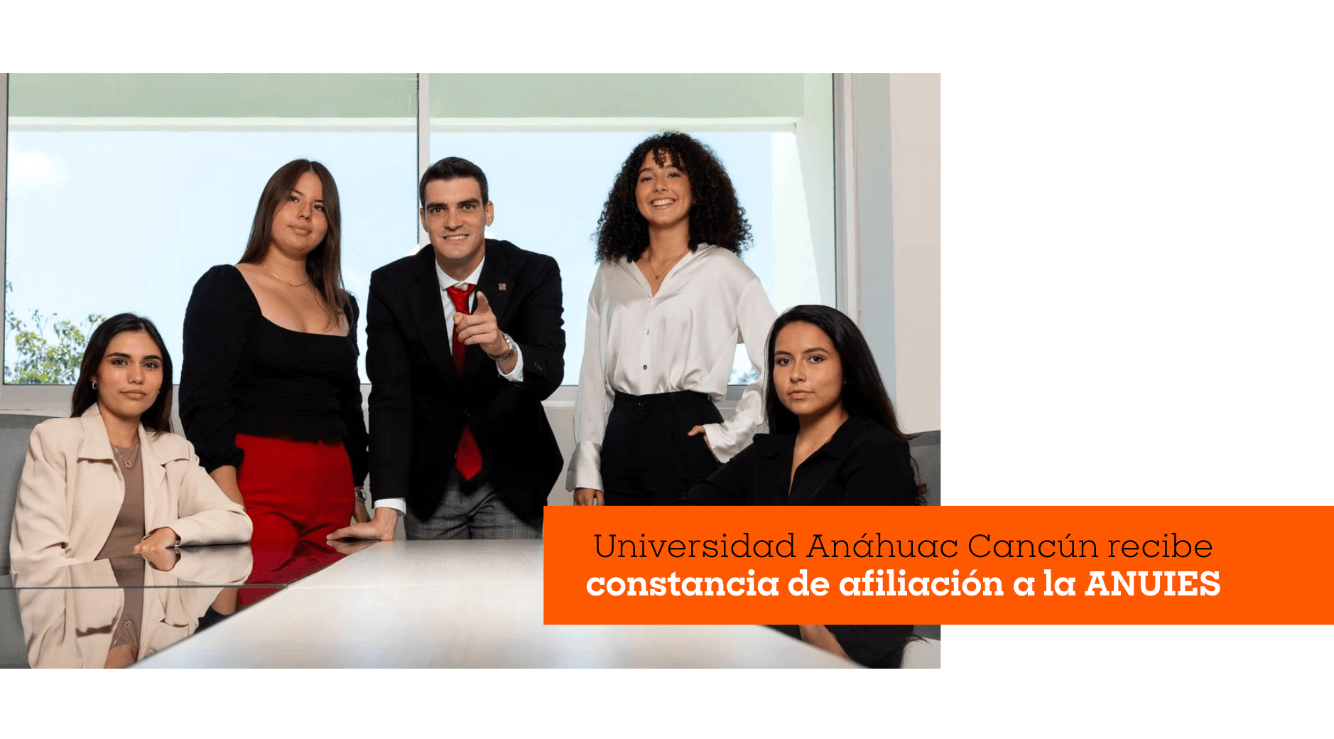 Universidad Anáhuac Cancún recibe constancia de afiliación a la ANUIES