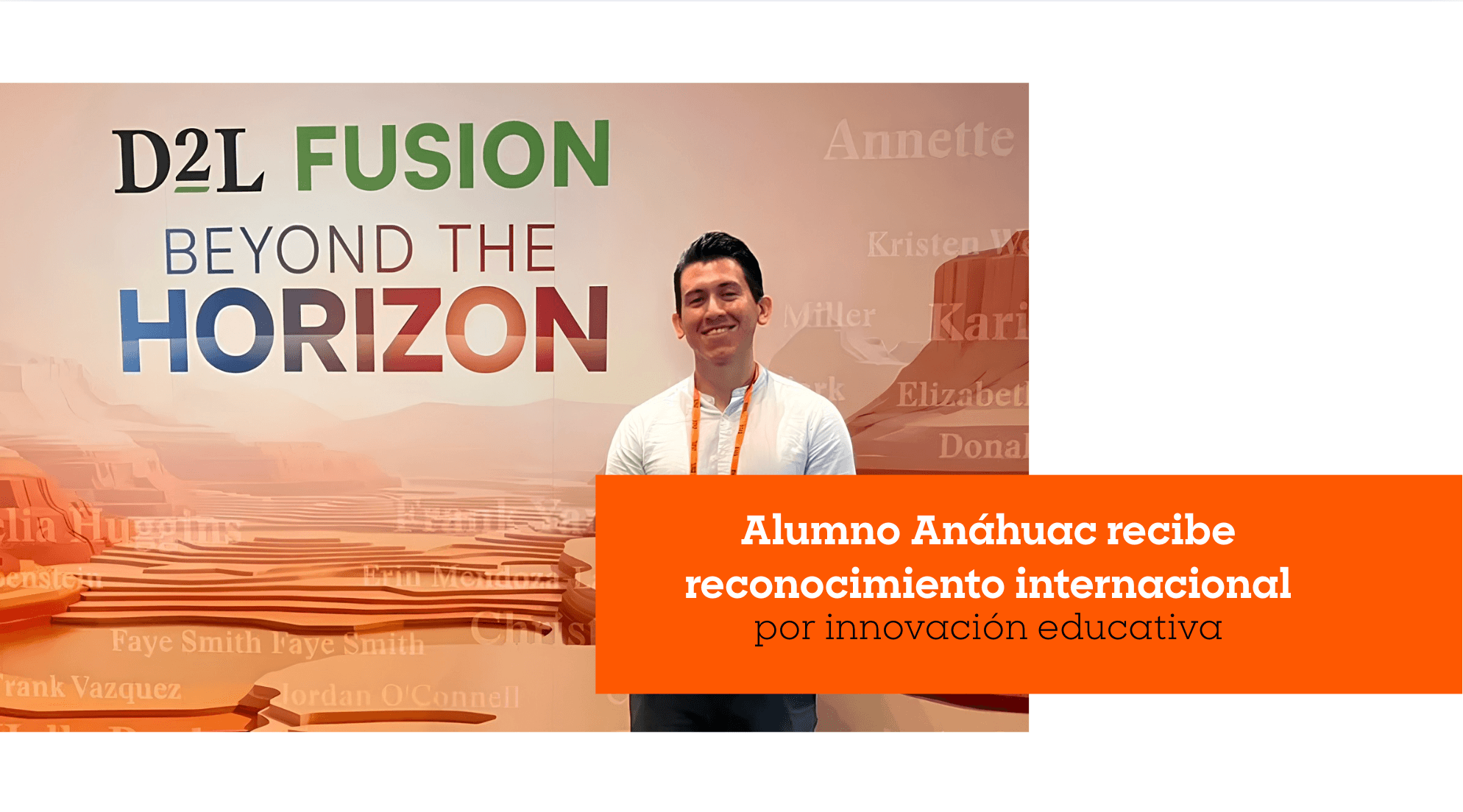 Alumno Anáhuac recibe reconocimiento internacional por innovación educativa