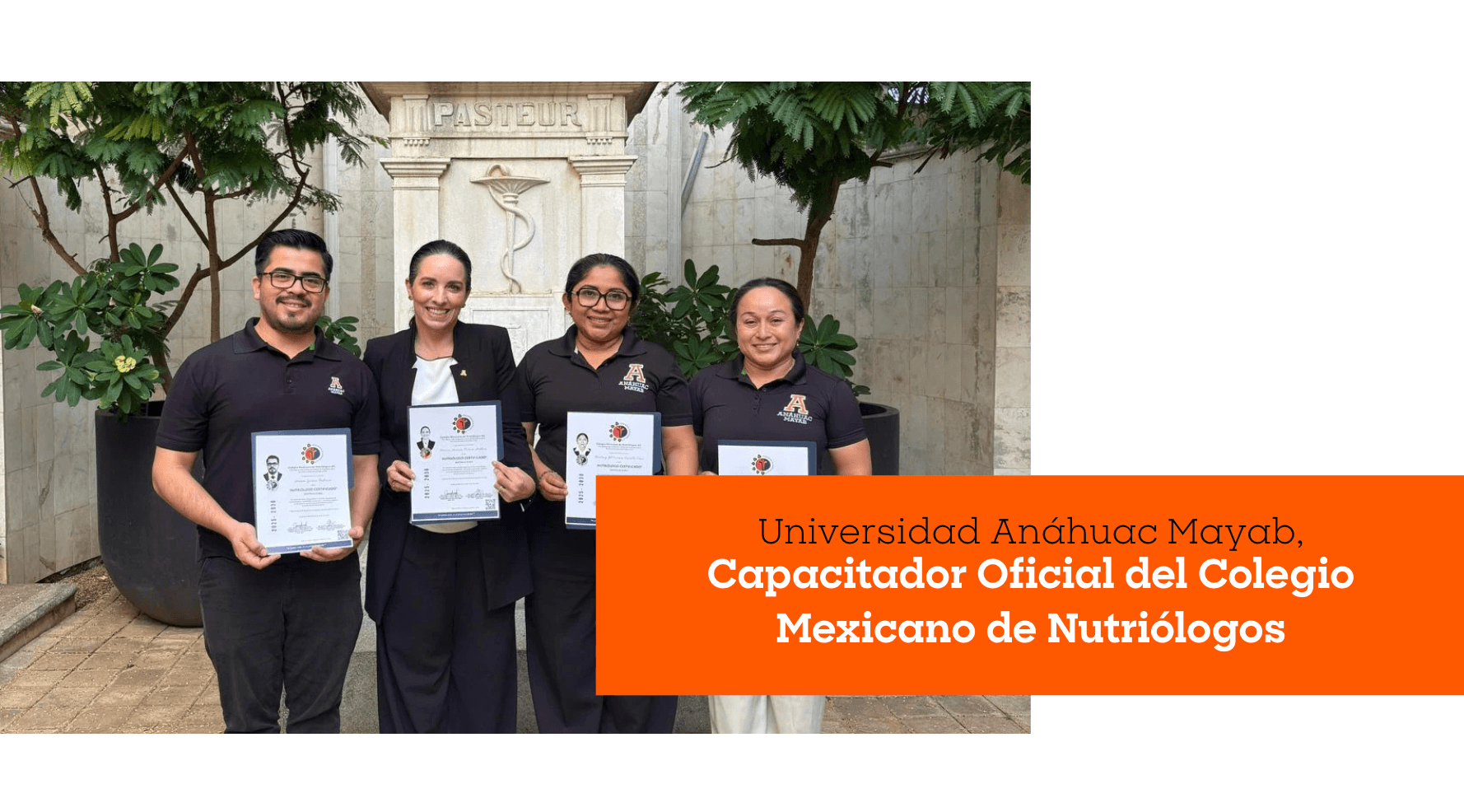 Universidad Anáhuac Mayab, capacitador oficial del Colegio Mexicano de Nutriólogos
