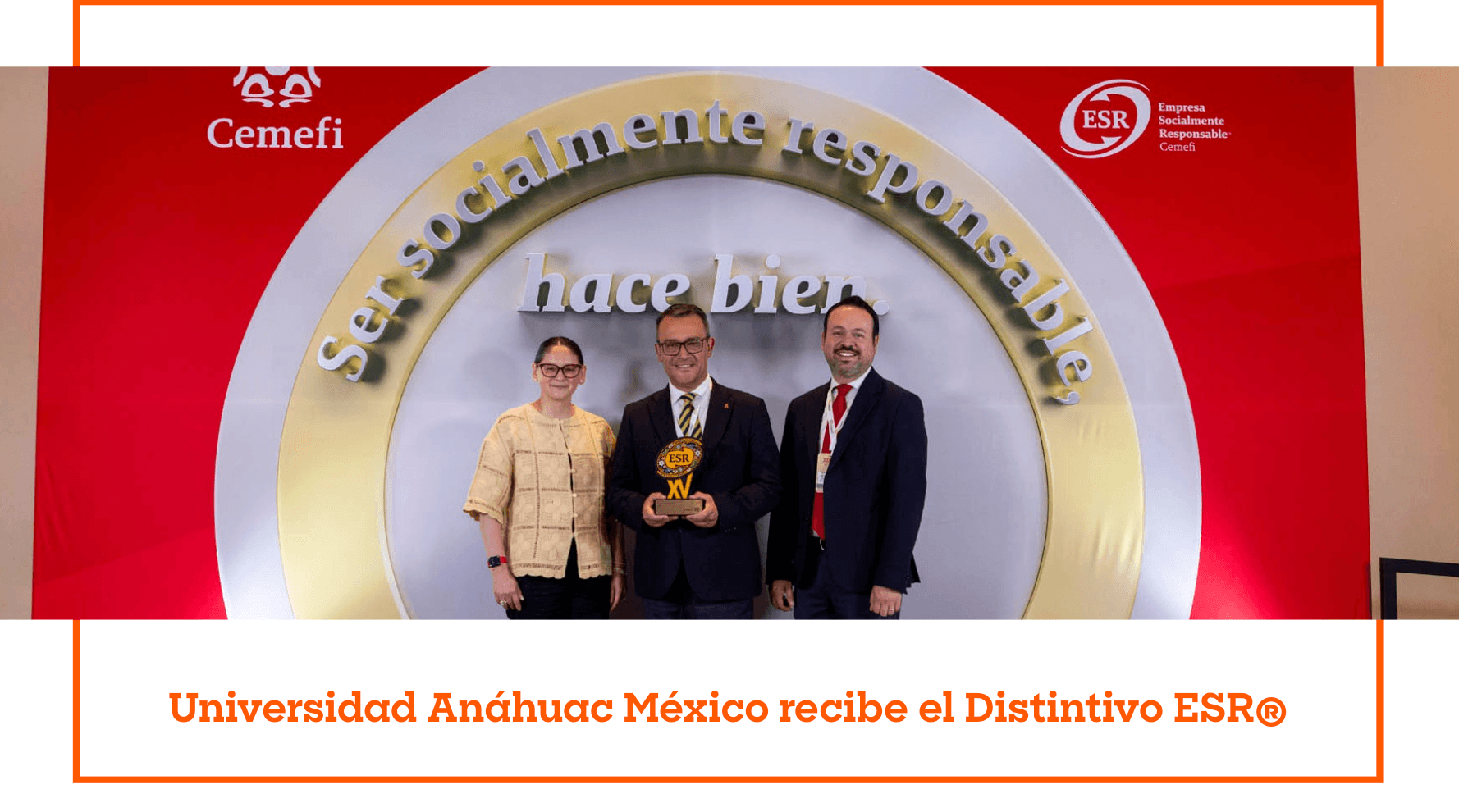 Universidad Anáhuac México recibe el Distintivo ESR