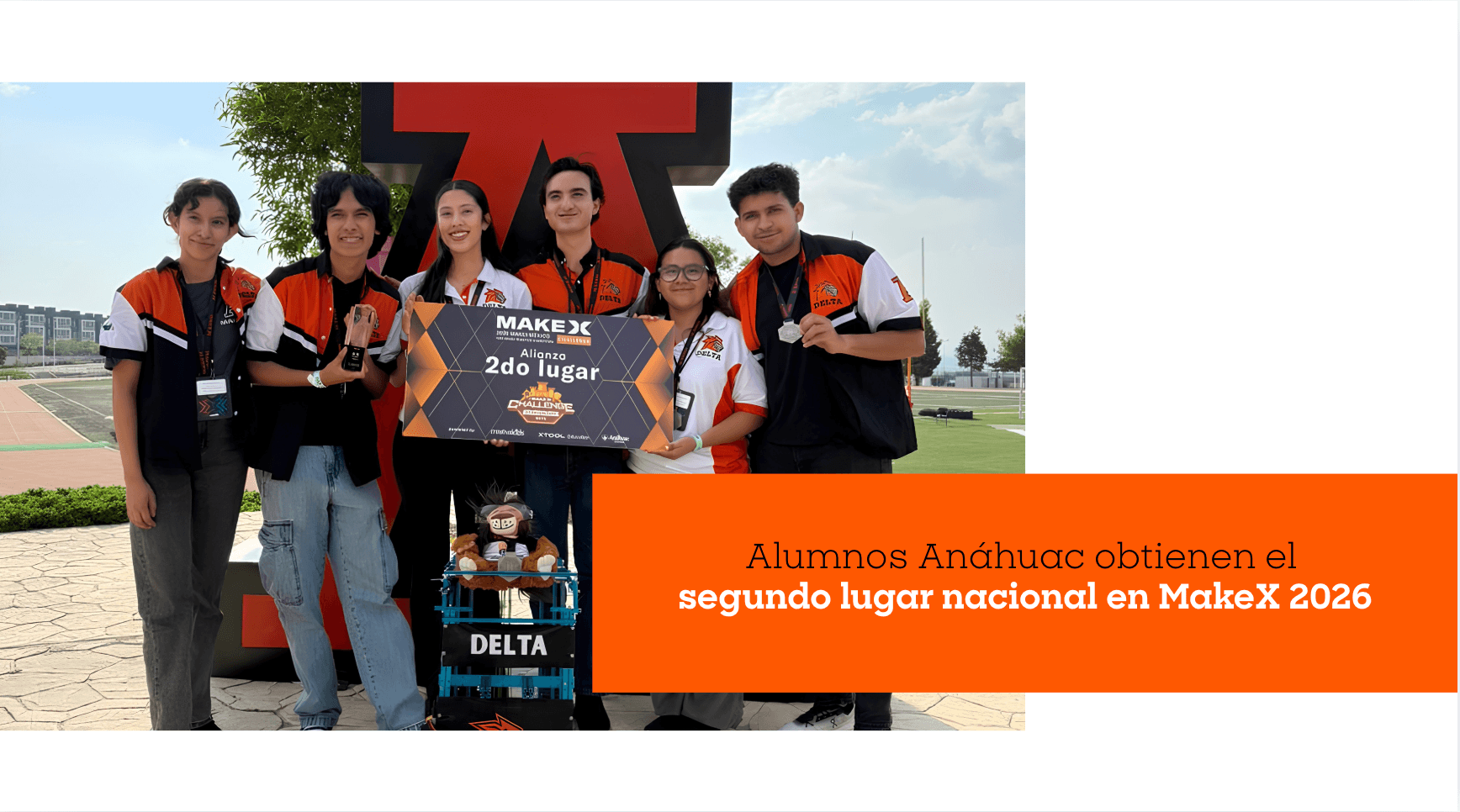 Alumnos Anáhuac obtienen el segundo lugar nacional en MakeX 2026