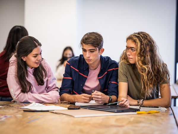 alumnos de la anahuac trabajando en equipo