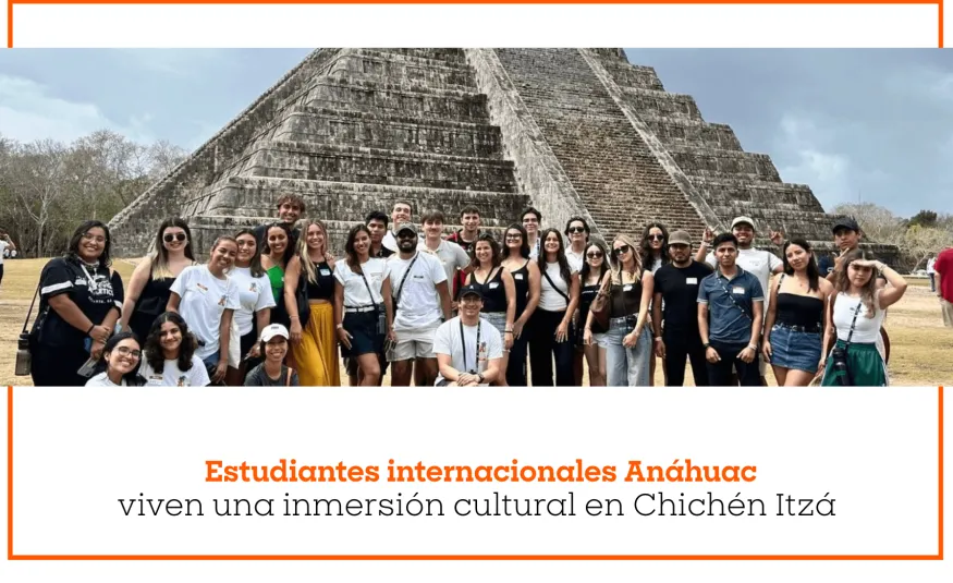 Estudiantes internacionales Anáhuac viven una inmersión cultural en Chichén Itzá