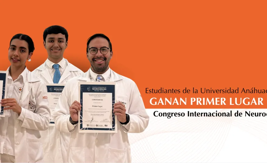 Estudiantes de la Universidad Anáhuac Puebla ganan primer lugar en el Congreso Internacional de Neurociencias 