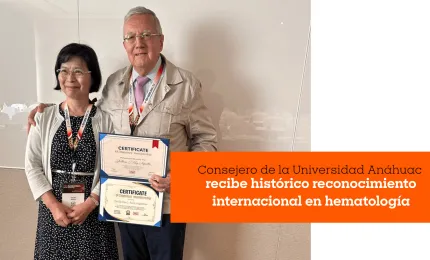 Consejero de la Universidad Anáhuac recibe histórico reconocimiento internacional en hematología 