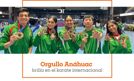 Orgullo Anáhuac brilla en el karate internacional
