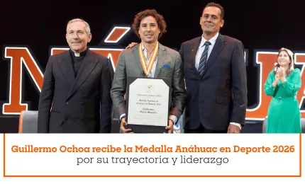 Guillermo Ochoa recibe la Medalla Anáhuac en Deporte 2026 por su trayectoria y liderazgo