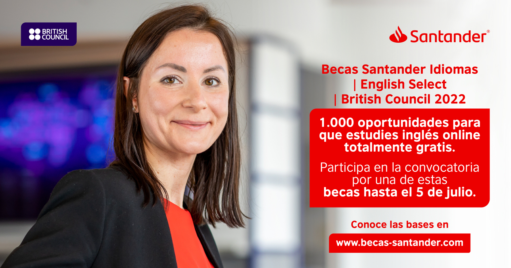 Lanzamiento Becas Santander Idiomas | English Select | British Council 2022