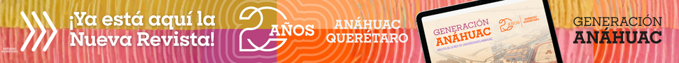 Banner promocional de la revista Generación Anáhuac, edición 204.