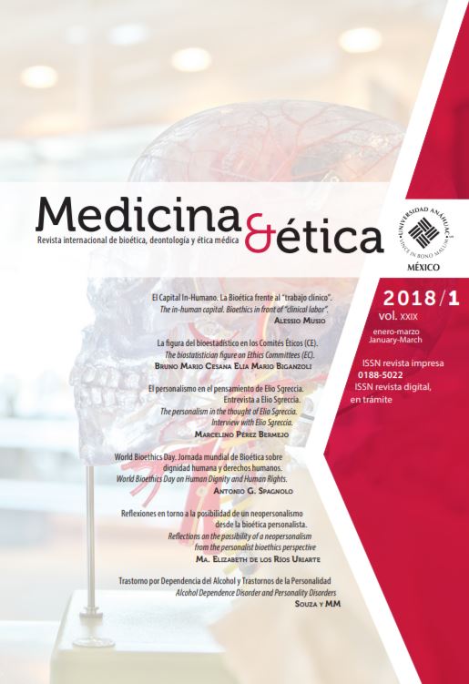 Portada Medicina y ética