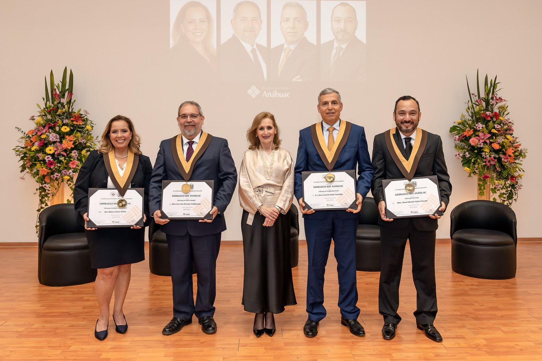 Egresados destacados que recibieron la Medalla de Liderazgo IEST Anáhuac 2026.