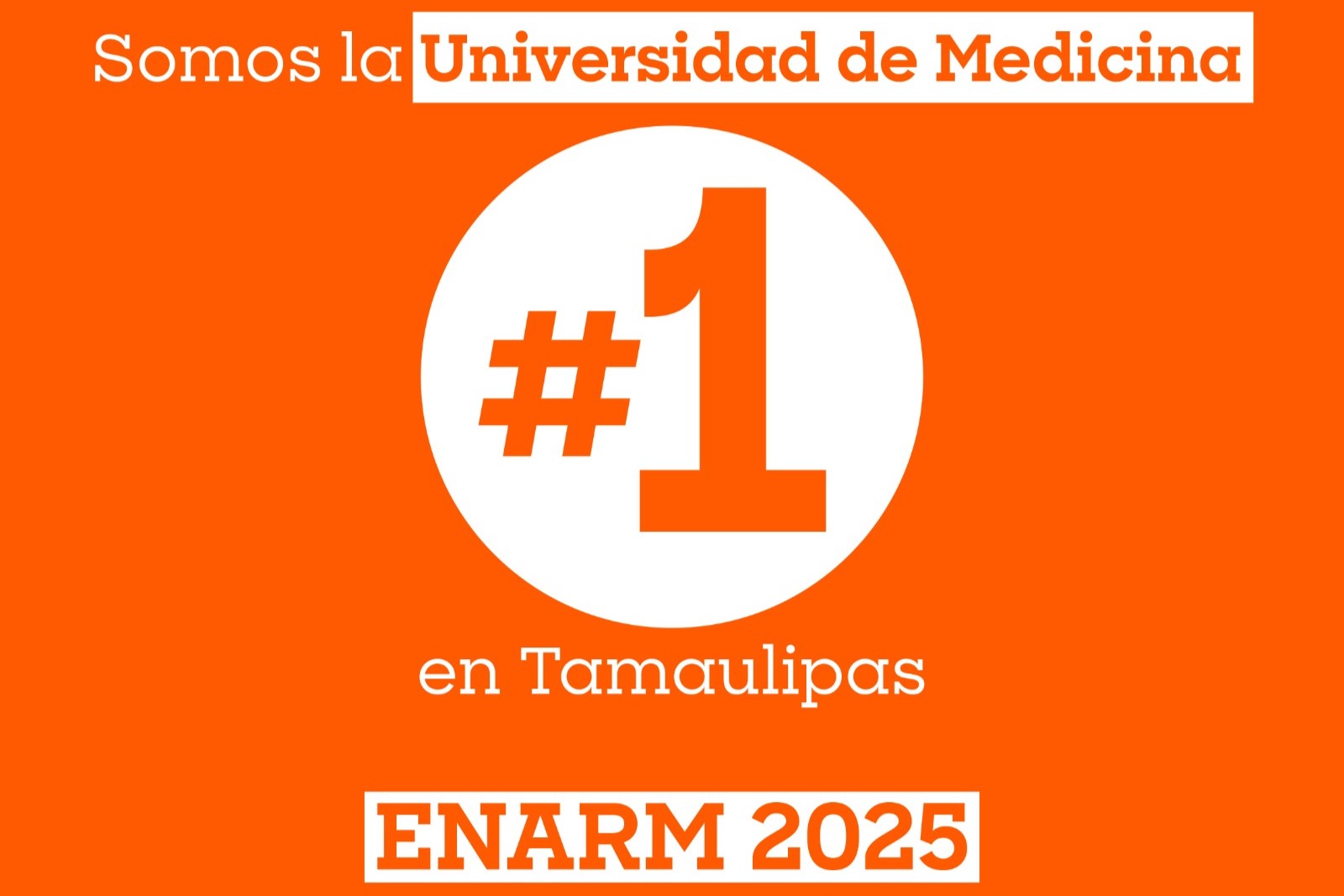 Publicidad del ENARM 2025, 1er lugar.