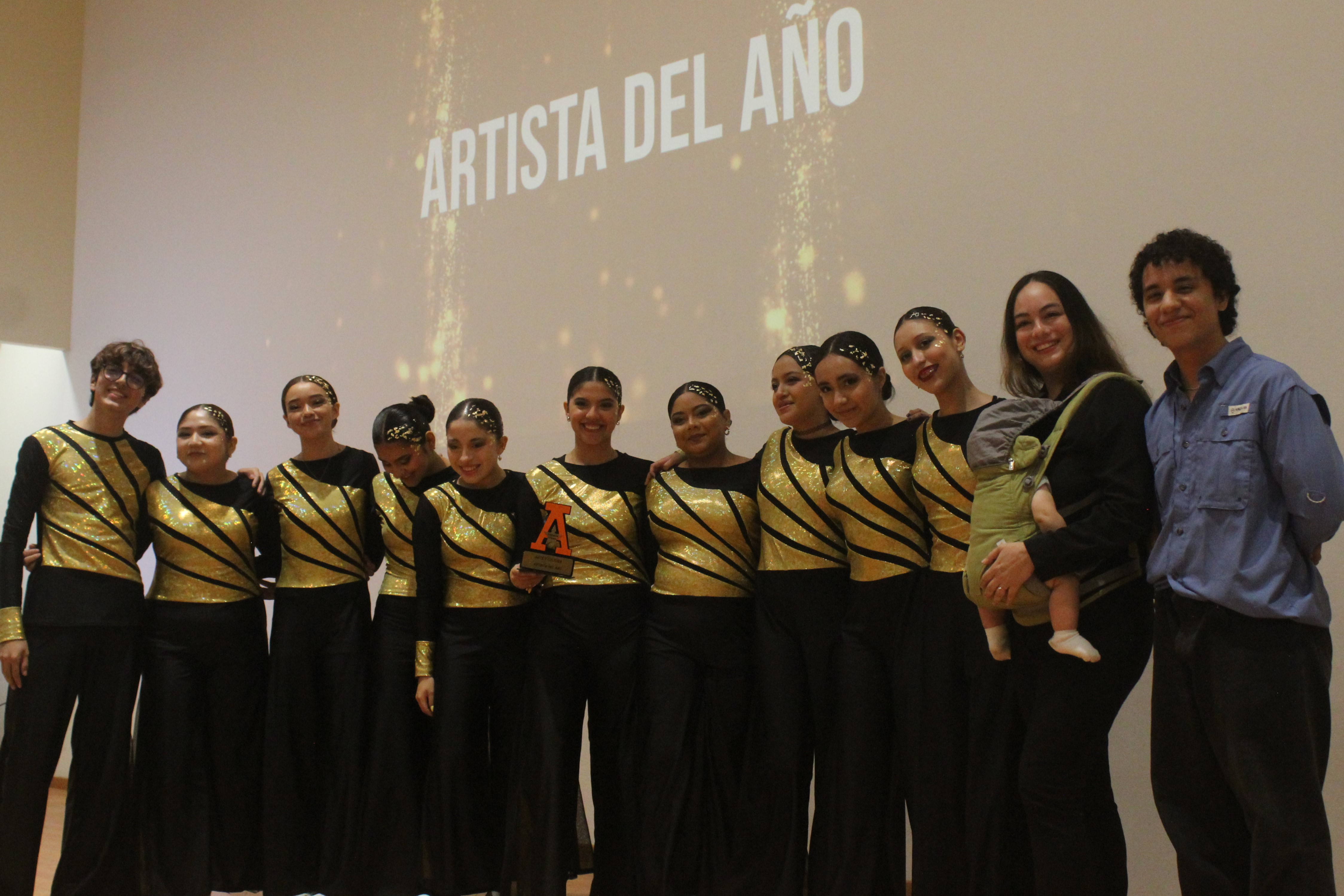 Grupo de danza, en la gala de Premios LUMINA 2026.