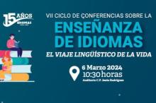 Logotipo del evento del Ciclo de Conferencias de Enseñanza de Idiomas 2024.