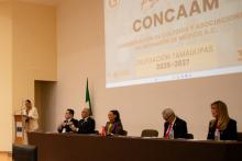 Presídium con autoridades del CONCAAM.