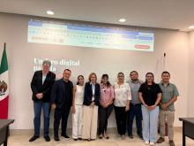 Presentación ante rectoría de la revista de divulgación científica Pharus Academiae Nueva Época