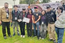 Grupo Delphinus, de Mecatrónica, recibiendo su reconocimiento en Hidrochallenge IPN 2026.