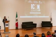 Aspecto del auditorio Mtro. David Gómez, en el Congreso de Traducción e Interpretación.