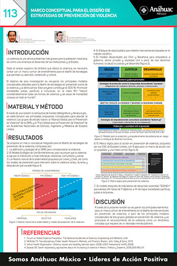 MARCO CONCEPTUAL PARA EL DISEÑO DE ESTRATEGIAS DE PREVENCIÓN DE VIOLENCIA