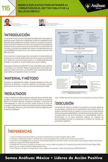 MODELO EXPLICATIVO PARA ENTENDER LA CORRUPCIÓN EN EL SECTOR PÚBLICO DE LA SALUD EN MÉXICO