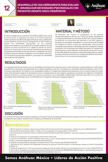 DESARROLLO DE UNA HERRAMIENTA PARA EVALUAR Y JERARQUIZAR NECESIDADES PSICOSOCIALES CON PACIENTES HEMATO-ONCO-PEDÍÁTRICOS