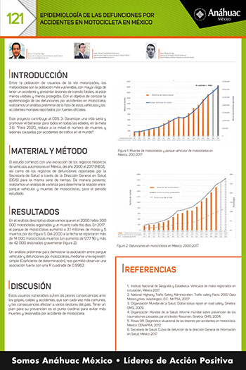 EPIDEMIOLOGÍA DE LAS DEFUNCIONES POR ACCIDENTES EN MOTOCICLETA EN MÉXICO