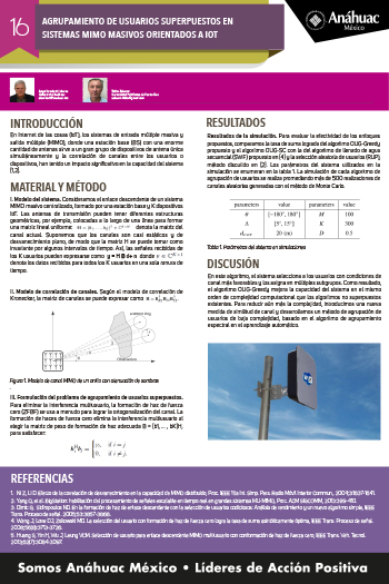 AGRUPAMIENTO DE USUARIOS SUPERPUESTOS EN SISTEMAS MIMO MASIVOS ORIENTADOS A IOT