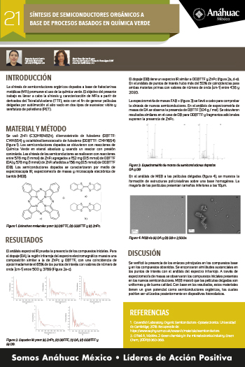 SÍNTESIS DE SEMICONDUCTORES ORGÁNICOS A BASE DE PROCESOS BASADOS EN QUÍMICA VERDE