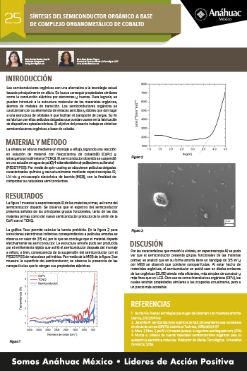 SÍNTESIS DEL SEMICONDUCTOR ORGÁNICO A BASE DE COMPLEJO ORGANOMETÁLICO DE COBALTO