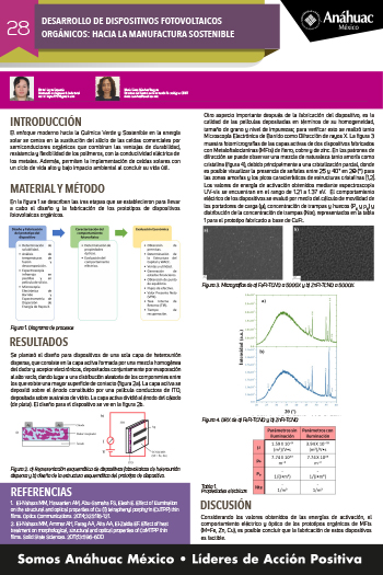 DESARROLLO DE DISPOSITIVOS FOTOVOLTAICOS ORGÁNICOS: HACIA LA MANUFACTURA SOSTENIBLE