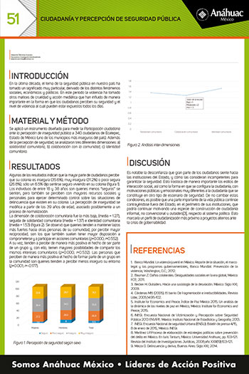 CIUDADANÍA Y PERCEPCIÓN DE SEGURIDAD PÚBLICA