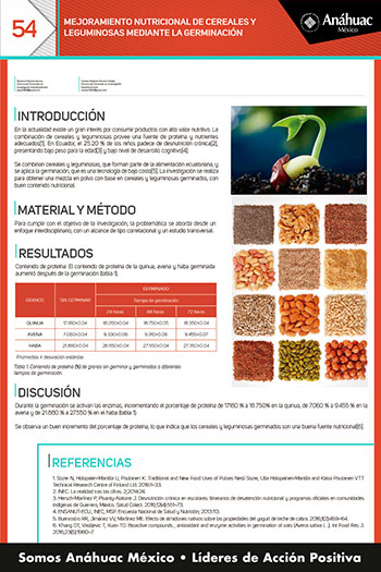 MEJORAMIENTO NUTRICIONAL DE CEREALES Y LEGUMINOSAS, MEDIANTE LA GERMINACIÓN