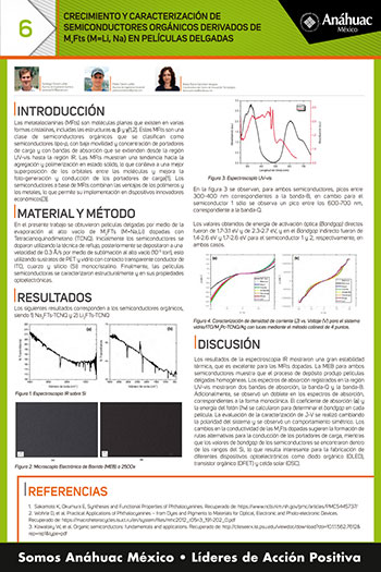 CRECIMIENTO Y CARACTERIZACIÓN DE SEMICONDUCTORES ORGÁNICOS DERIVADOS DE M2Fts (M=Li, Na) EN PELÍCULAS DELGADAS