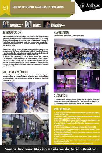 AMN FASHION NIGHT: VANGUARDIA Y URBANISMO