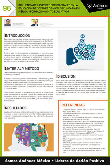 INFLUENCIA DE LAS REDES SOCIODIGITALES EN LA EDUCACIÓN DE JÓVENES DE NIVEL SECUNDARIA EN MÉRIDA. ¿FORMACIÓN O MITO EDUCATIVO?