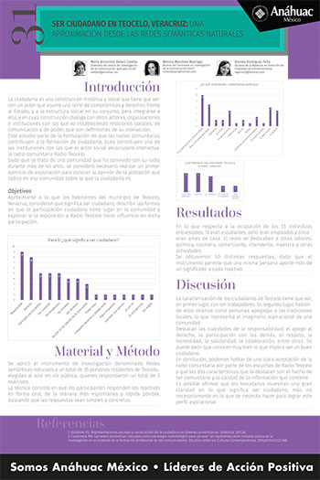 Ser ciudadano en Teocelo, Veracruz: una aproximación desde las redes semánticas naturales