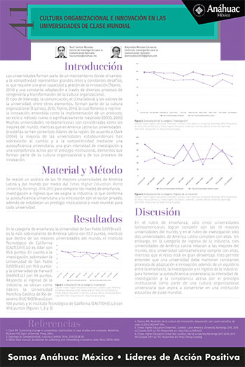 Cultura organizacional e innovación en las universidades de clase mundial