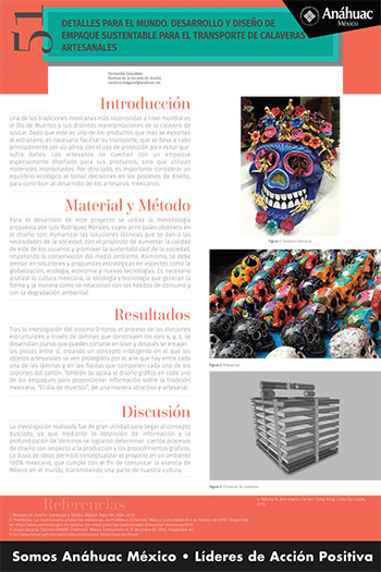 •	Detalles para el mundo. Desarrollo y diseño de empaque sustentable para el transporte de calaveras artesanales