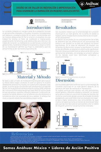 Diseño de un taller de meditación e improvisación para disminuir la rumiación en mujeres adolescentes