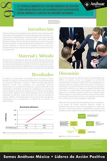 El fortalecimiento de los mecanismos de gestión como resultado de los acuerdos de cooperación entre empresa y grupos de interés externos