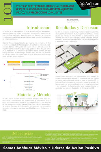 Políticas de Responsabilidad Social Corporativa (RSC) de las entidades bancarias extranjeras en México y la percepción de los clientes