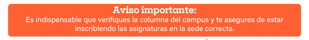 Aviso importante