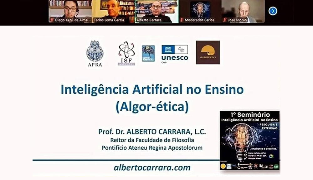 Alberto Carrara, L.C. participated in the 1st Seminar on Artificial Intelligence